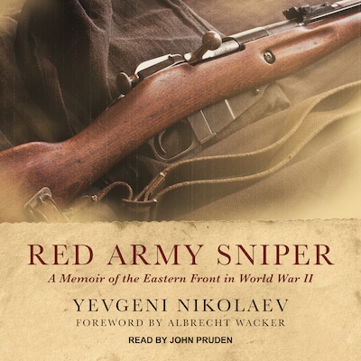 Red Army Sniper – omslag til lydbogen af Yevgeni Nikolaev