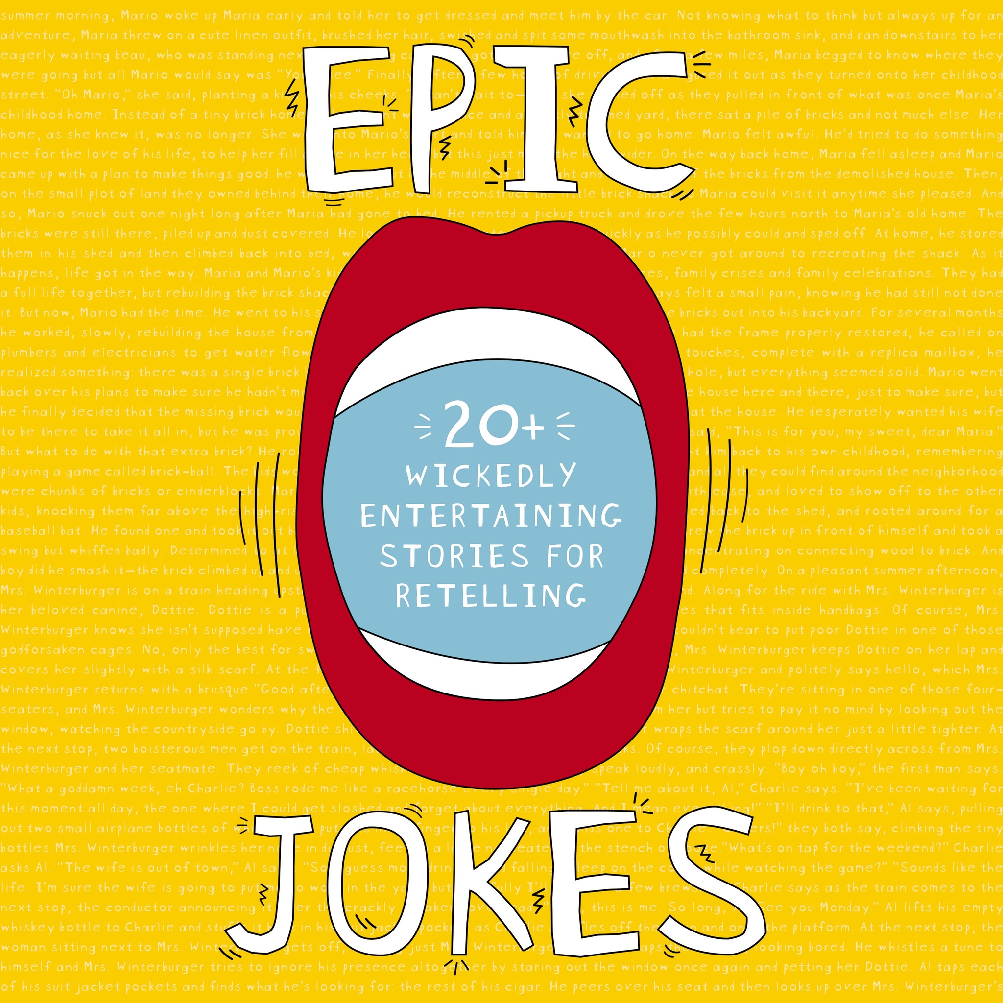 Epic Jokes – omslag til lydbogen af Jeremy Goldman