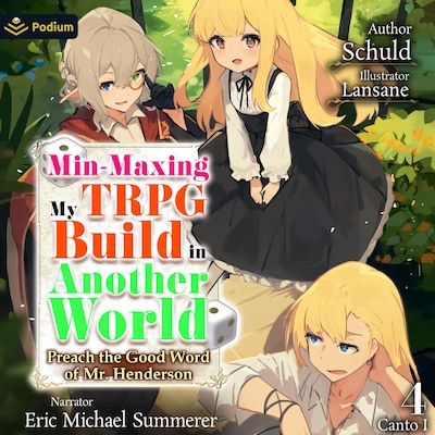 Min-Maxing My TRPG Build in Another World: Volume 4 – omslag til lydbogen af Schuld