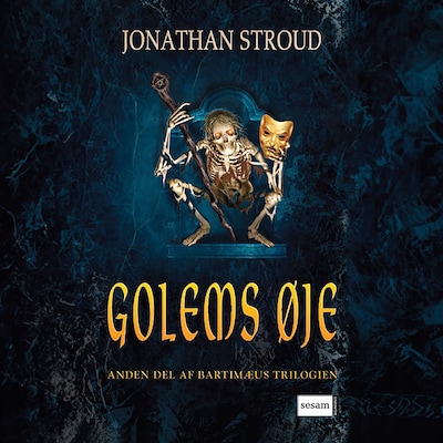 Bartimæus-trilogien 2 Golems øje – omslag til lydbogen af Jonathan Stroud