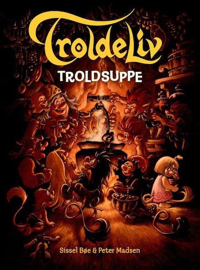 Troldeliv 9 - Troldsuppe – omslag til lydbogen af Sissel Bøe