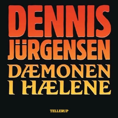 Dæmonen i hælene – omslag til lydbogen af Dennis Jürgensen