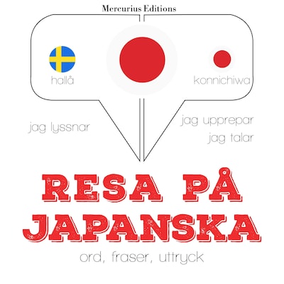 Resa på japanska – omslag till ljudboken av JM Gardner