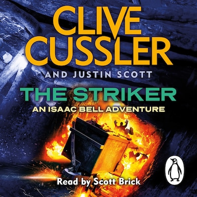 The Striker – omslag til lydbogen af Clive Cussler, Justin Scott