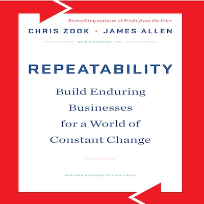 Repeatability – omslag til lydbogen af James Allen, Chris Zook