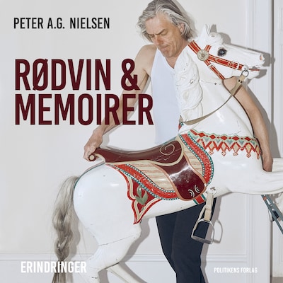 Rødvin & memoirer – omslag til lydbogen af Peter A.G. Nielsen