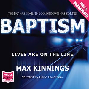 Baptism – okładka audiobooka, autor Max Kinnings