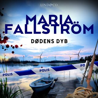 Dødens dyb – omslag til lydbogen af Maria Fallström