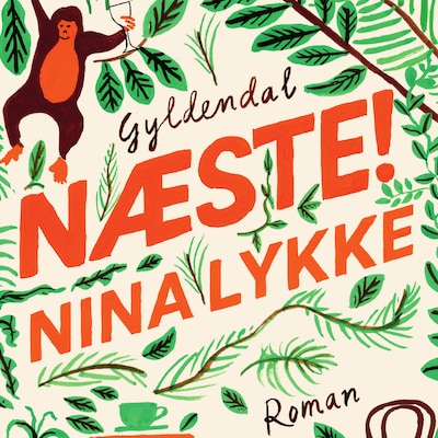 Næste! – omslag til lydbogen af Nina Lykke