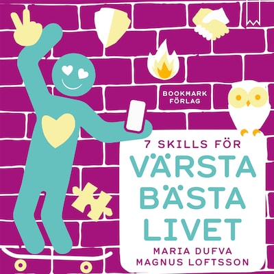 Värsta bästa livet – omslag till ljudboken av Maria Dufva, Magnus Loftsson