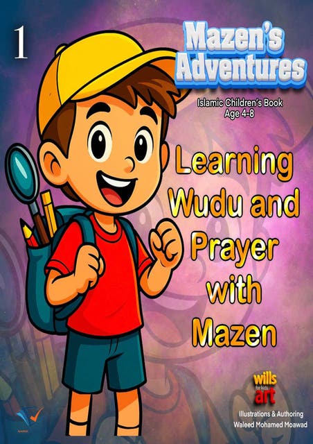 Learning Wudu and Prayer with Mazen – omslag til lydbogen af Waleed Moawad