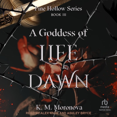 A Goddess of Life and Dawn – omslag til lydbogen af K. M. Moronova