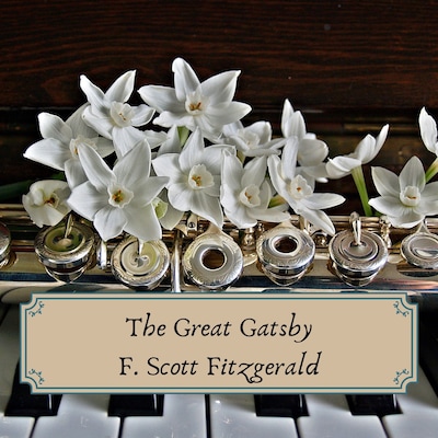 The Great Gatsby – omslag til lydbogen af F. Scott Fitzgerald