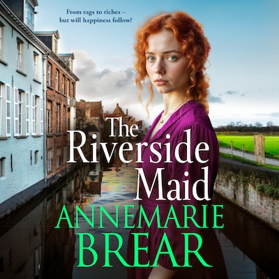The Riverside Maid - The Waterfront Women, Book 3 (Unabridged) – omslag til lydbogen af AnneMarie Brear