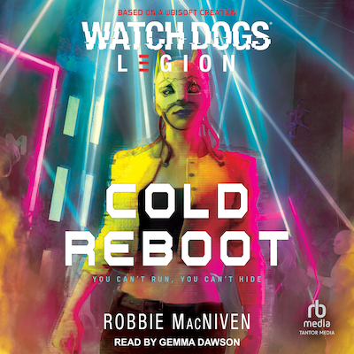 Watch Dogs Legion – omslag til lydbogen af Robbie MacNiven
