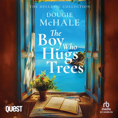 The Boy Who Hugs Trees – omslag til lydbogen af Dougie McHale
