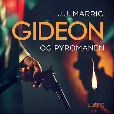 Gideon og pyromanen – omslag til lydbogen af J.J. Marric