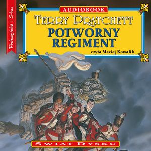 Potworny regiment – okładka audiobooka, autor Terry Pratchett