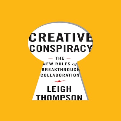 Creative Conspiracy – omslag til lydbogen af Leigh Thompson