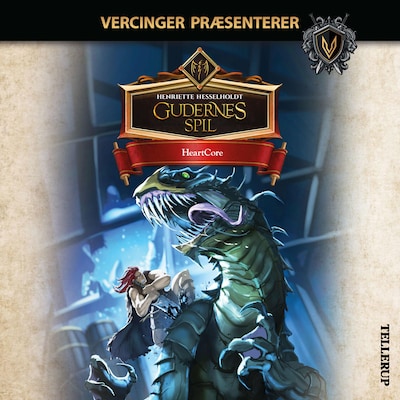 Gudernes spil #3: HeartCore – omslag til lydbogen af Henriette Hesselholdt