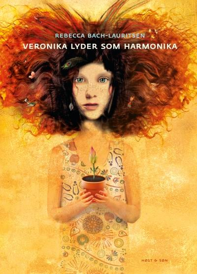 Veronika lyder som harmonika – omslag til lydbogen af Rebecca Bach-Lauritsen