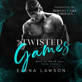 Twisted Games – omslag till ljudboken av Elena Lawson