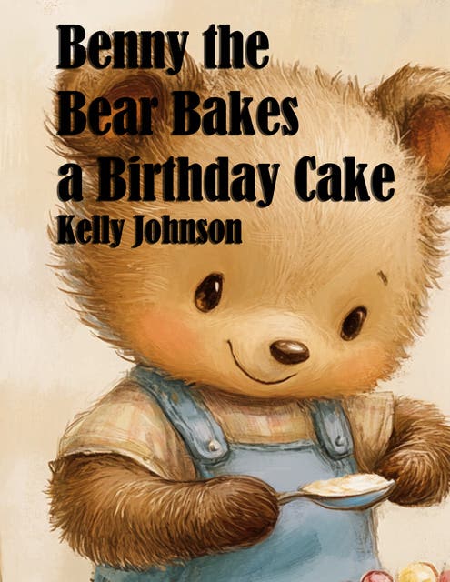 Benny the Bear Bakes a Birthday Cake – omslag til lydbogen af Kelly Johnson