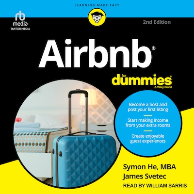Airbnb For Dummies, 2nd Edition – omslag til lydbogen af Symon He, MBA, James Svetec