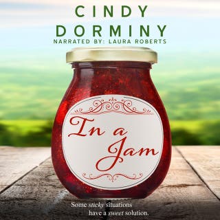 In a Jam – omslag till ljudboken av Cindy Dorminy