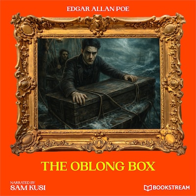 The Oblong Box – omslag til lydbogen af Edgar Allan Poe