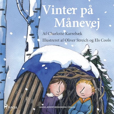 Vinter på Månevej – omslag til lydbogen af Charlotte Karrebæk