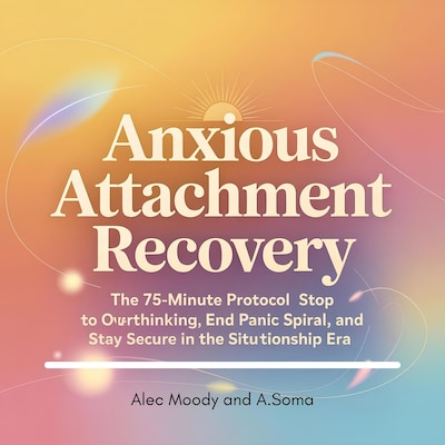Anxious Attachment Recovery – omslag til lydbogen af Alec Moody, A. Soma.