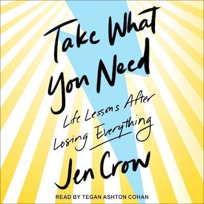 Take What You Need – omslag til lydbogen af Jen Crow