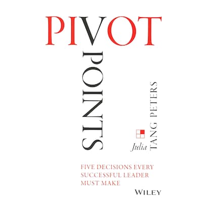 Pivot Points – omslag til lydbogen af Julia Tang Peters