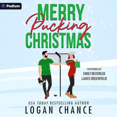Merry Pucking Christmas – omslag til lydbogen af Logan Chance