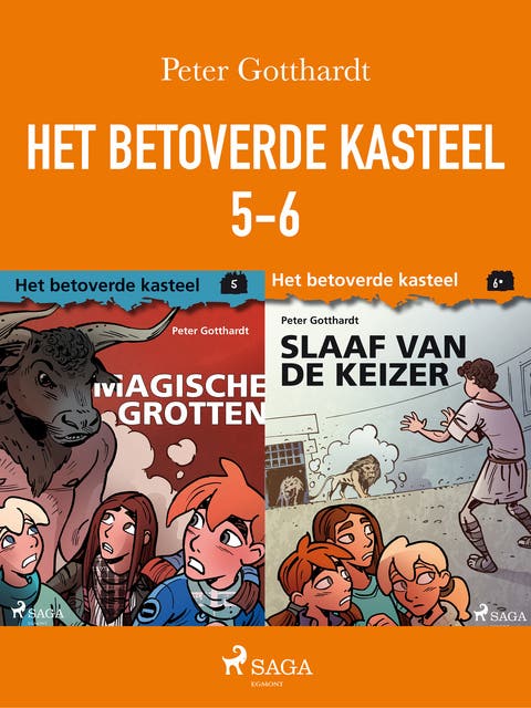 Het betoverde kasteel 5-6 – omslag van het luisterboek van Peter Gotthardt