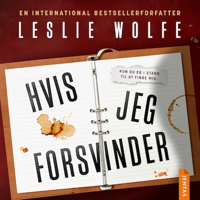 Hvis jeg forsvinder – omslag til lydbogen af Leslie Wolfe
