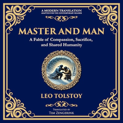 Master and Man – omslag til lydbogen af Leo Tolstoy, Tim Zengerink