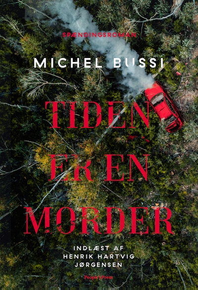 Tiden er en morder – omslag til lydbogen af Michel Bussi