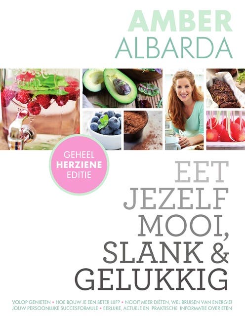 Eet jezelf mooi, slank & gelukkig – omslag van het luisterboek van Amber Albarda
