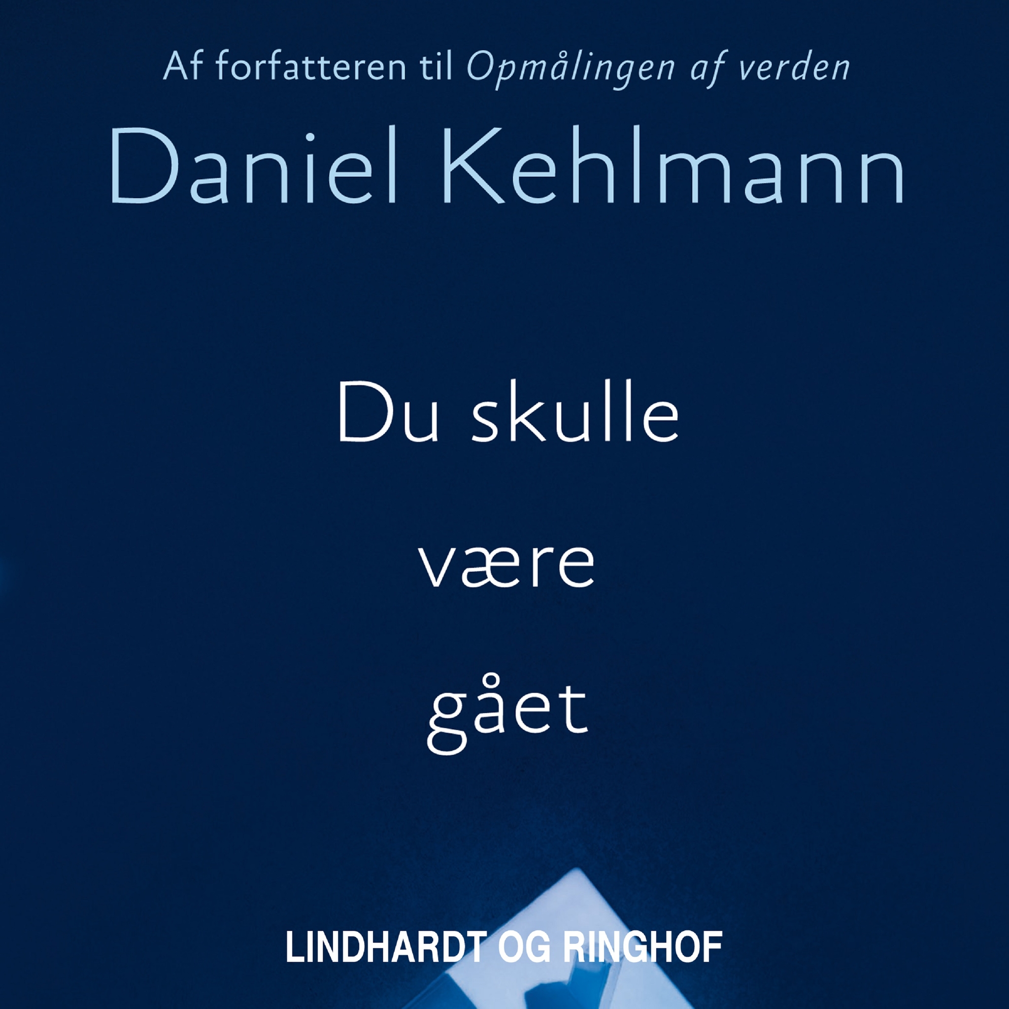 Du skulle være gået – omslag til lydbogen af Daniel Kehlmann
