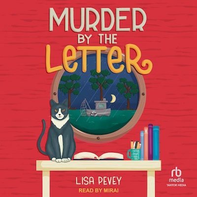 Murder By the Letter – omslag til lydbogen af Lisa Pevey