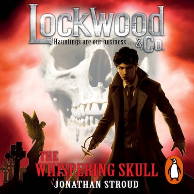 Lockwood & Co: The Whispering Skull – omslag til lydbogen af Jonathan Stroud