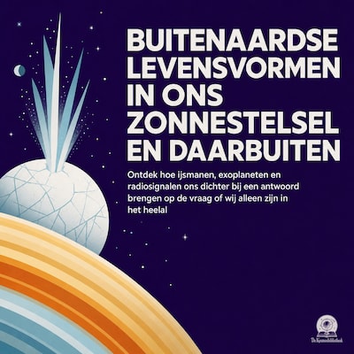 Buitenaardse Levensvormen in Ons Zonnestelsel En Daarbuiten – omslag van het luisterboek van De Kosmosbibliotheek