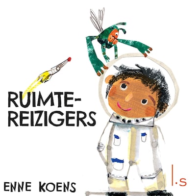 Ruimtereizigers – omslag van het luisterboek van Enne Koens