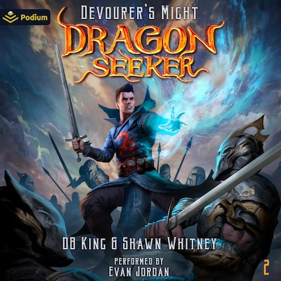 Devourer's Might – omslag til lydbogen af DB King, Shawn Whitney