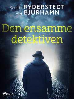 Den ensamme detektiven – omslag till ljudboken av Kerstin Ryderstedt,Åke Bjurhamn