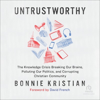 Untrustworthy – omslag til lydbogen af Bonnie Kristian