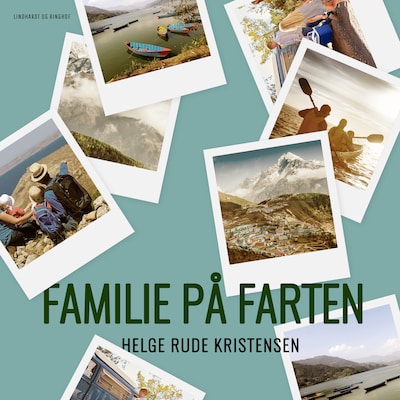 Familie på farten – omslag til lydbogen af Helge Rude Kristensen