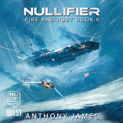 Nullifier – omslag til lydbogen af Anthony James